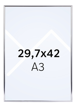 Focus Can-Can Bilderamme - Sølv, 29,7x42 (A3)