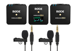 Røde Wireless GO II Trådløst Mikrofonsystem + 2 stk. Røde Lavalier GO Sort Mygg B-vare