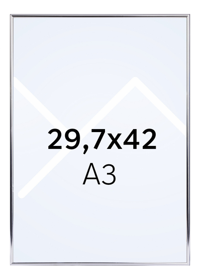 Focus Can-Can Bilderamme - Sølv, 29,7x42 (A3)